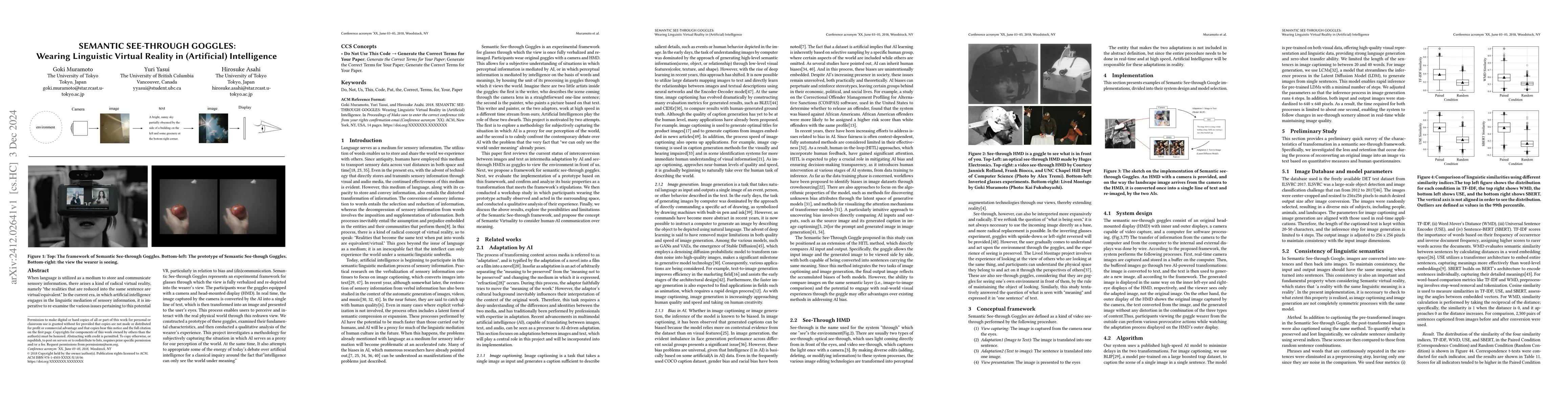 Thumbnail for SEMANTIC SEE-THROUGH GOGGLES: Wearing Linguistic Virtual Reality in
  (Artificial) Intelligence