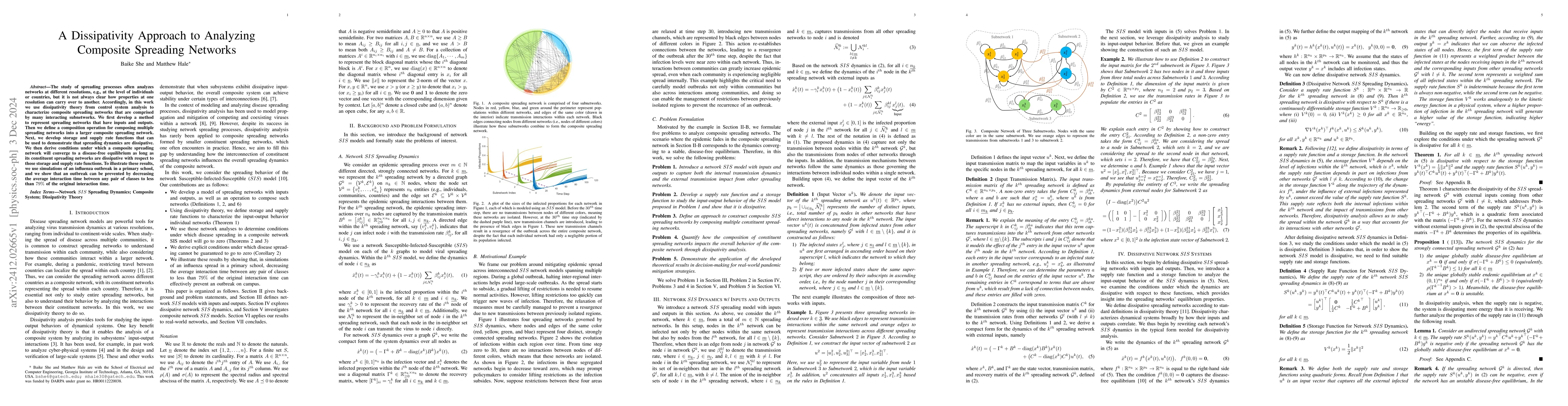 Thumbnail for A Dissipativity Approach to Analyzing Composite Spreading Networks