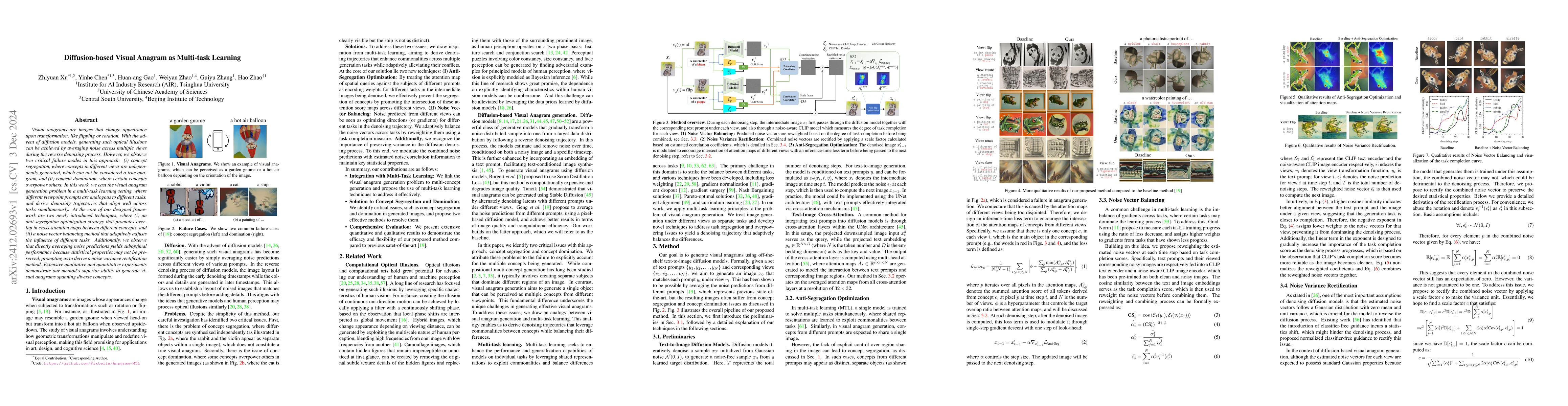 Thumbnail for Diffusion-based Visual Anagram as Multi-task Learning