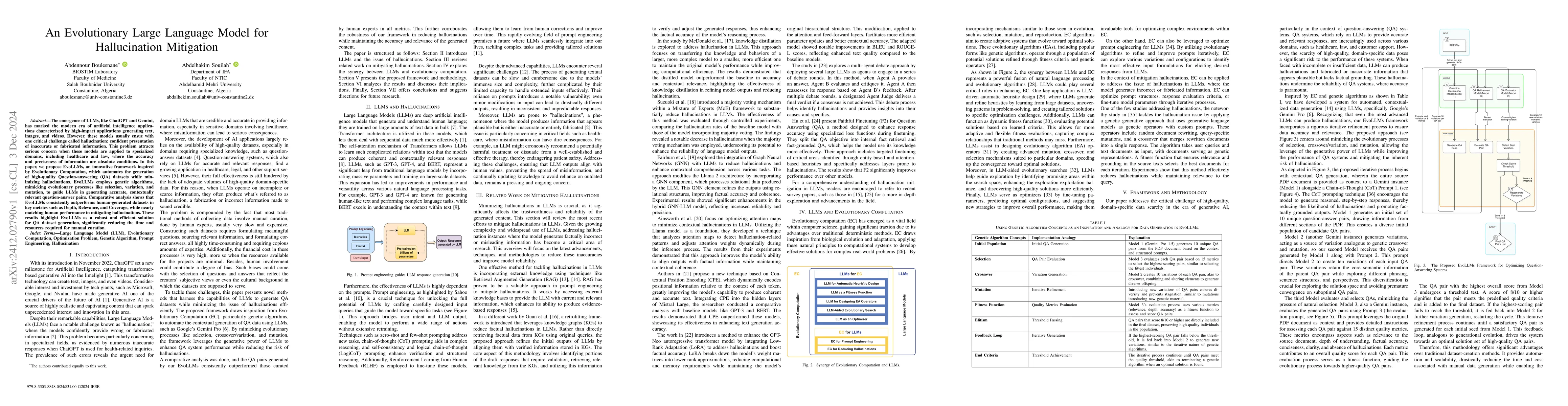 Thumbnail for An Evolutionary Large Language Model for Hallucination Mitigation
