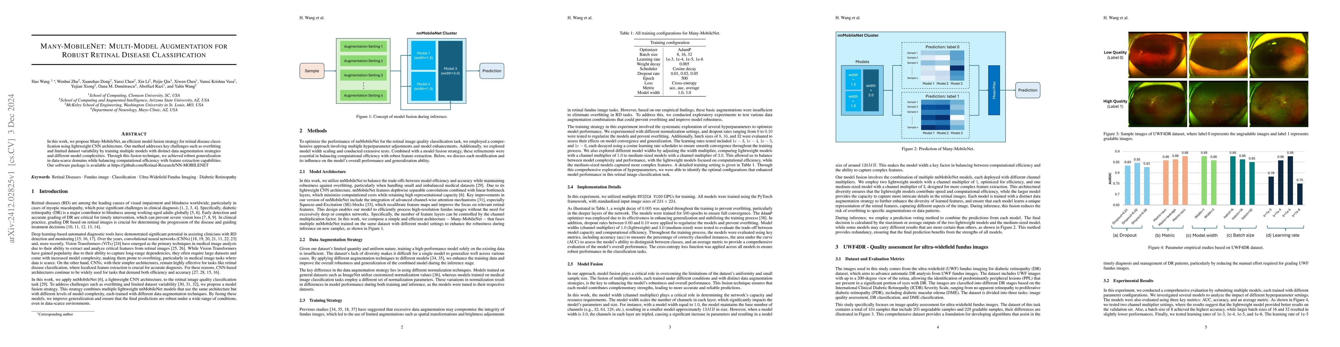 Thumbnail for Many-MobileNet: Multi-Model Augmentation for Robust Retinal Disease
  Classification