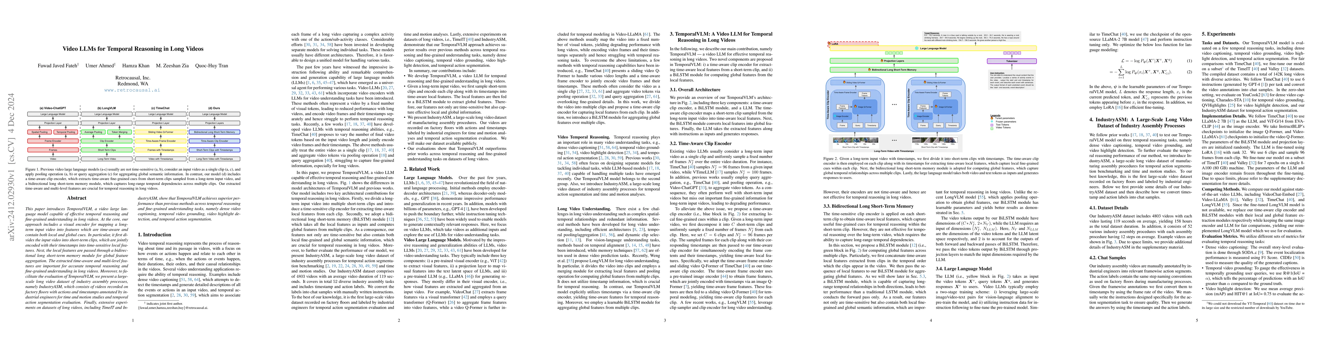Thumbnail for Video LLMs for Temporal Reasoning in Long Videos