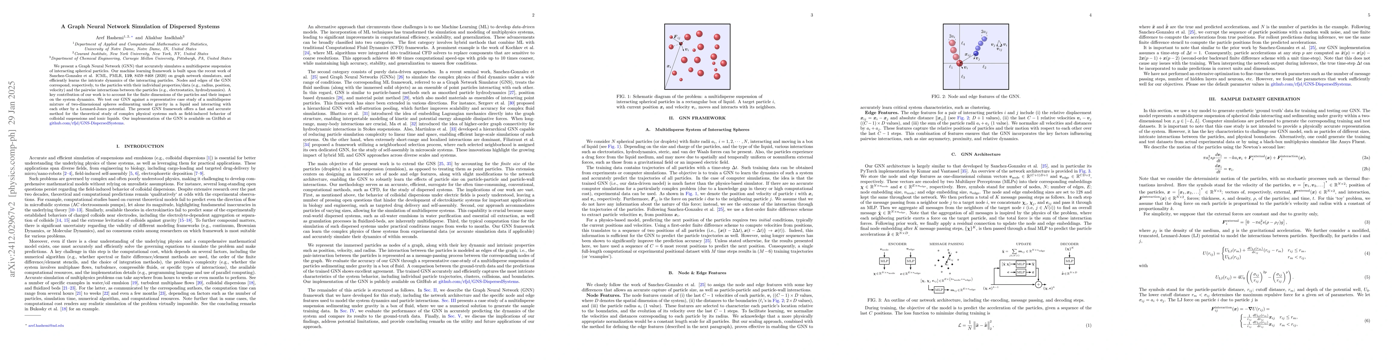 Thumbnail for A Graph Neural Network Approach to Dispersed Systems