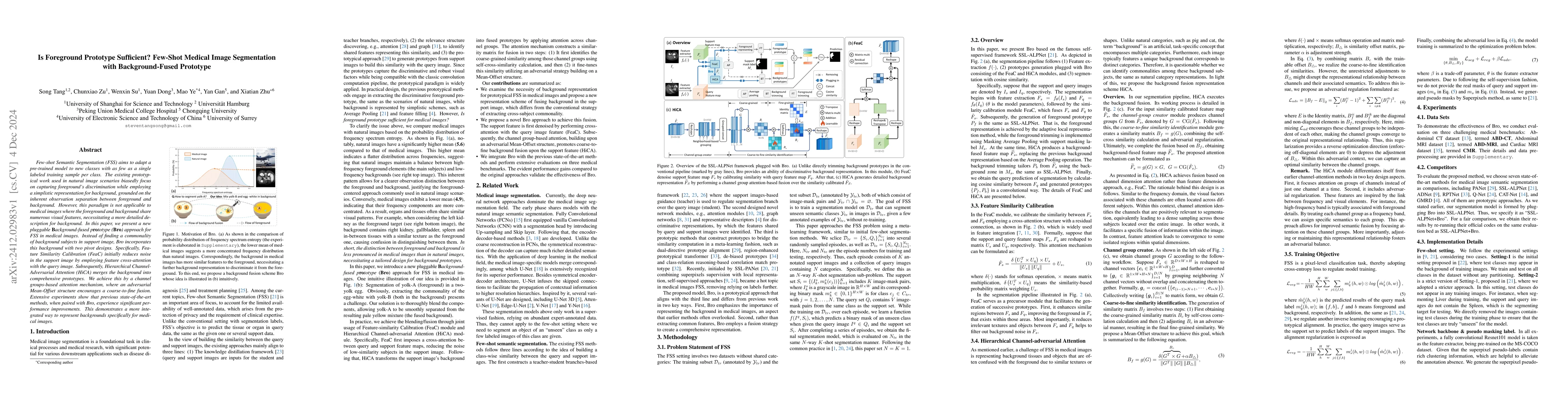 Thumbnail for Is Foreground Prototype Sufficient? Few-Shot Medical Image Segmentation
  with Background-Fused Prototype