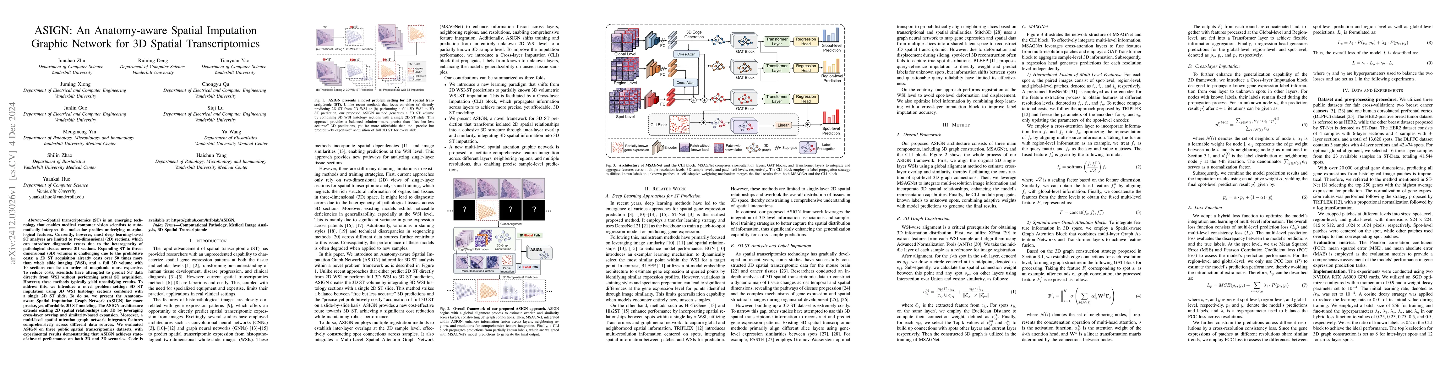 Thumbnail for ASIGN: An Anatomy-aware Spatial Imputation Graphic Network for 3D
  Spatial Transcriptomics