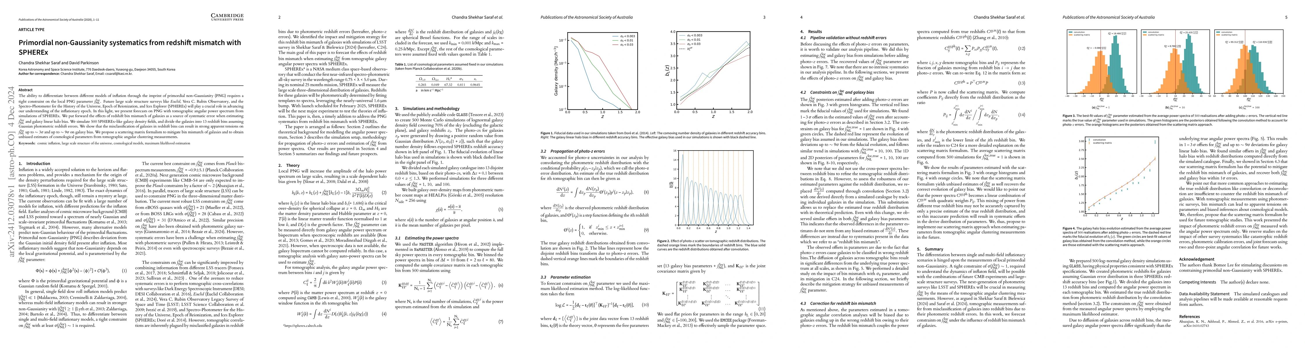 Thumbnail for Primordial non-Gaussianity systematics from redshift mismatch with
  SPHEREx