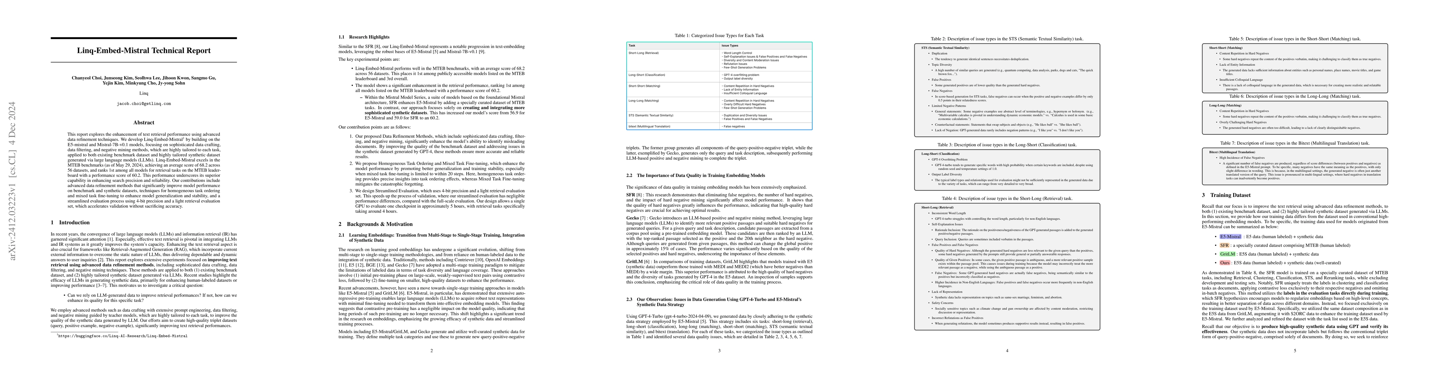 Thumbnail for Linq-Embed-Mistral Technical Report