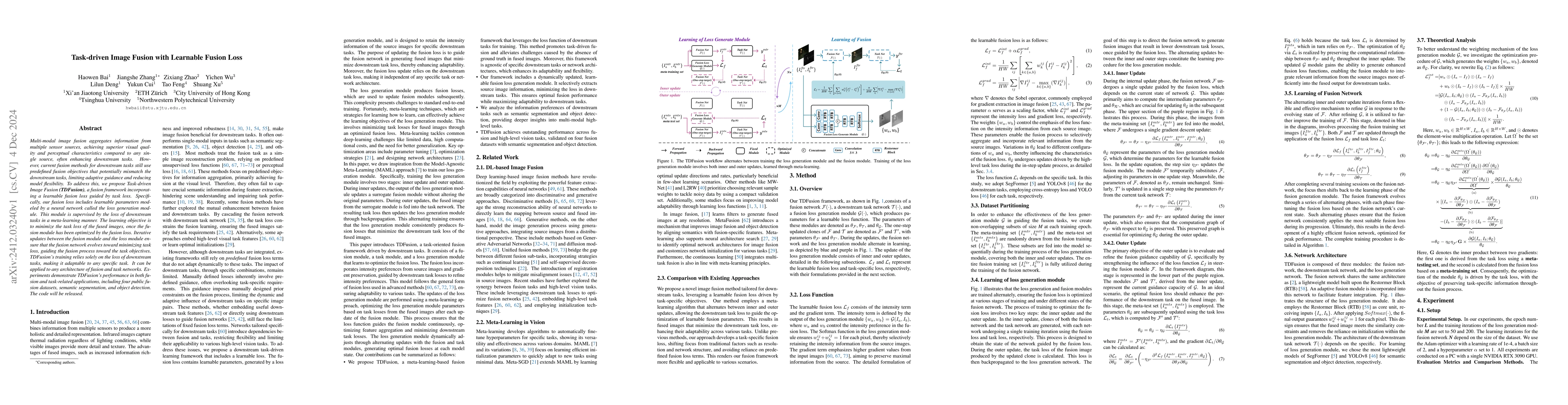 Thumbnail for Task-driven Image Fusion with Learnable Fusion Loss