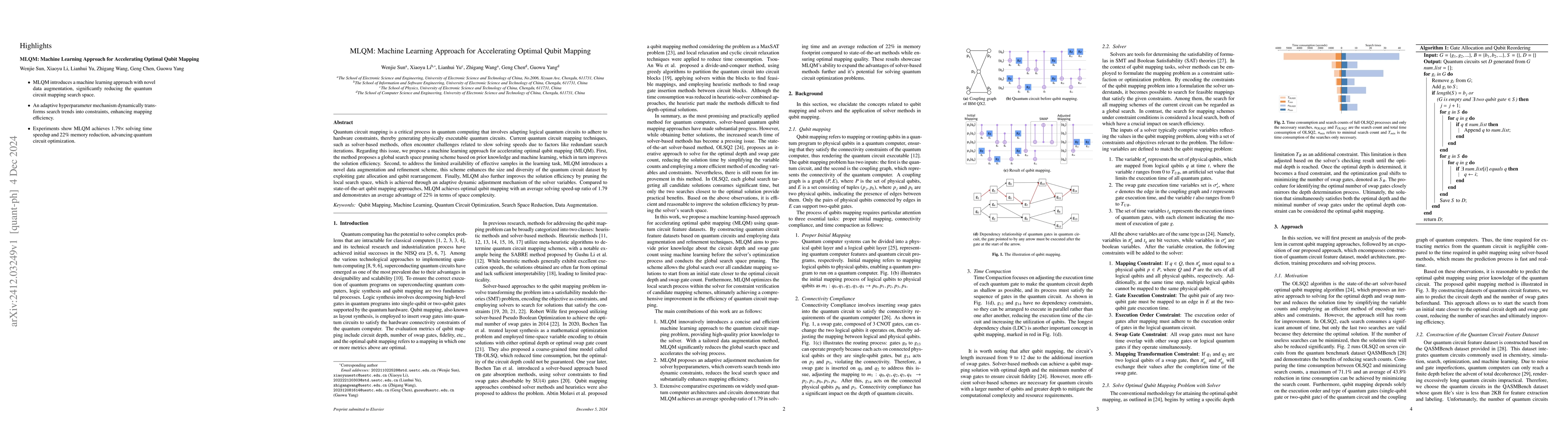 Thumbnail for MLQM: Machine Learning Approach for Accelerating Optimal Qubit Mapping