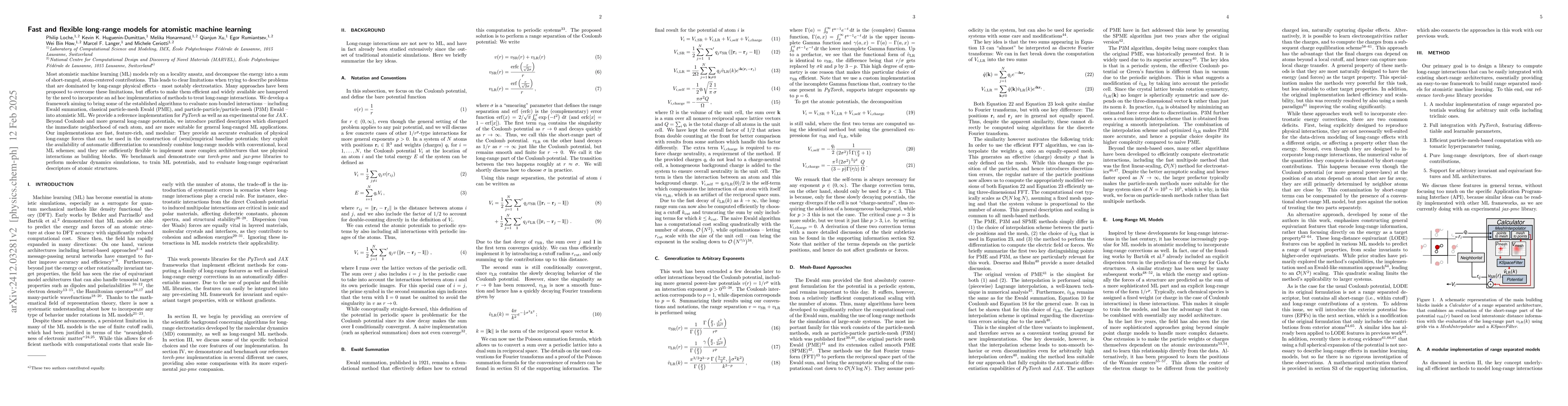 Thumbnail for Fast and flexible range-separated models for atomistic machine learning