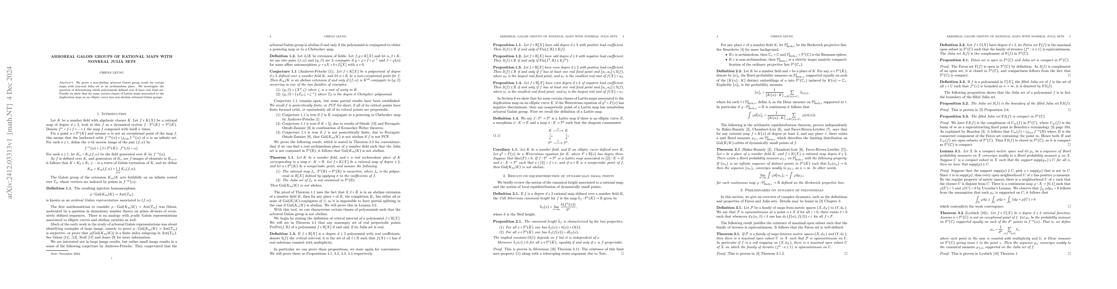 Thumbnail for Arboreal Galois groups of rational maps with nonreal Julia sets