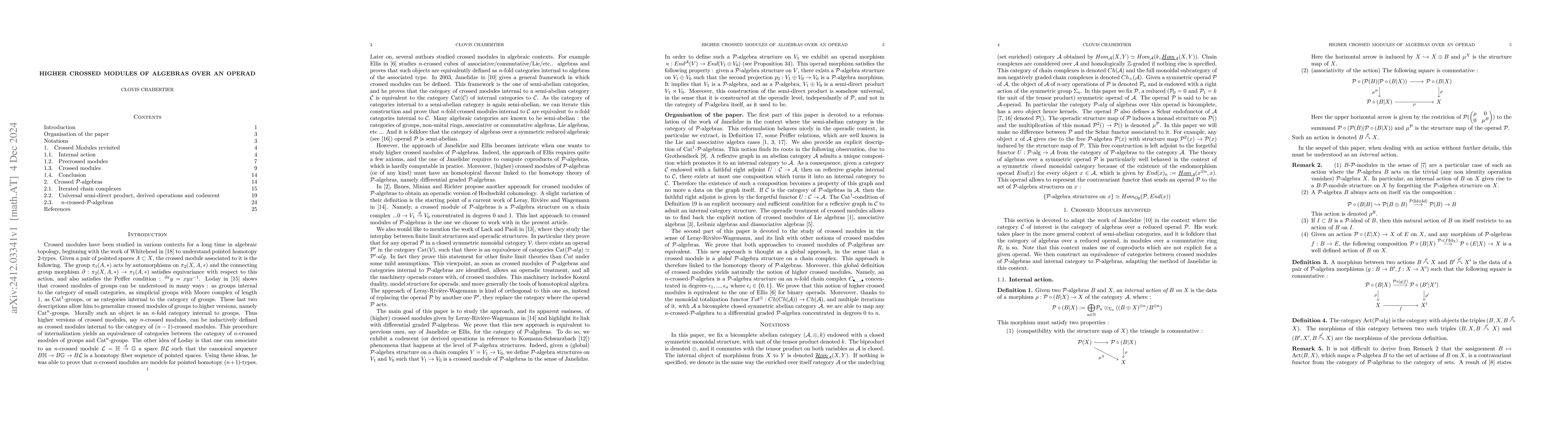 Thumbnail for Higher crossed modules of algebras over an operad
