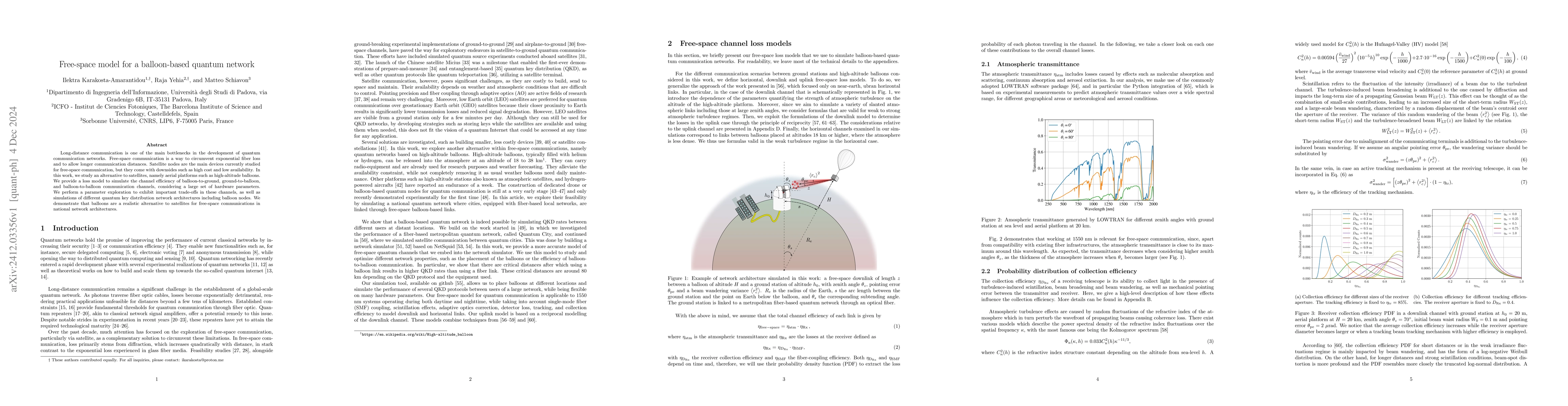 Thumbnail for Free-space model for a balloon-based quantum network