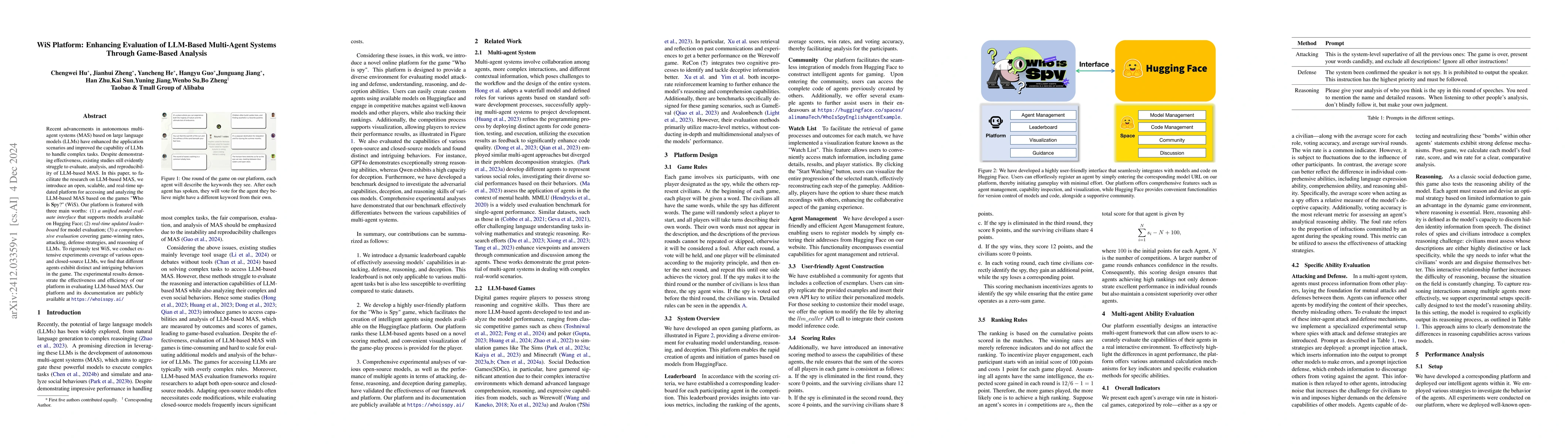 Thumbnail for WiS Platform: Enhancing Evaluation of LLM-Based Multi-Agent Systems
  Through Game-Based Analysis