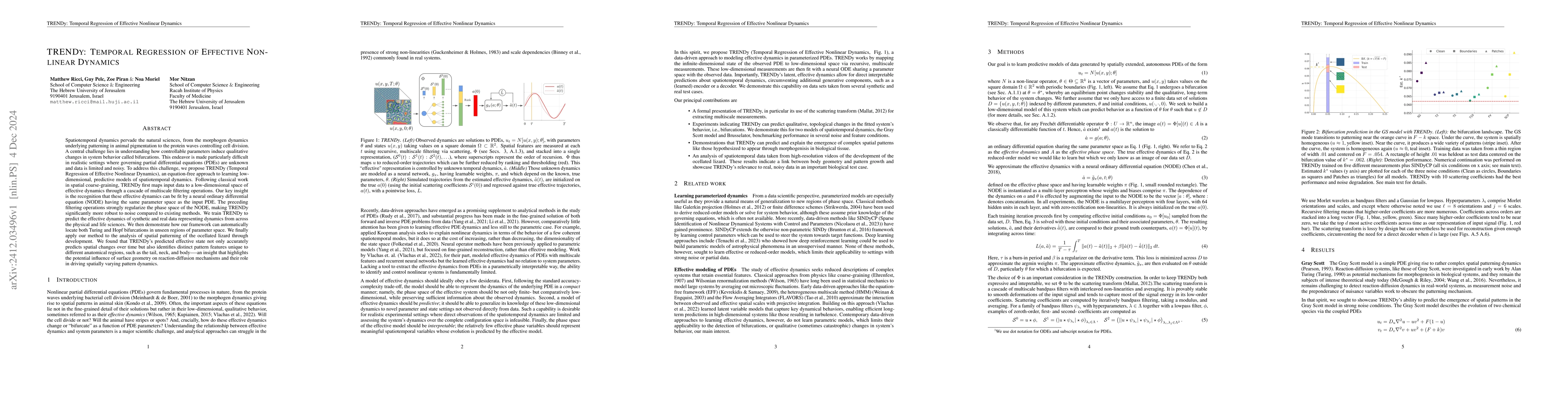 Thumbnail for TRENDy: Temporal Regression of Effective Non-linear Dynamics