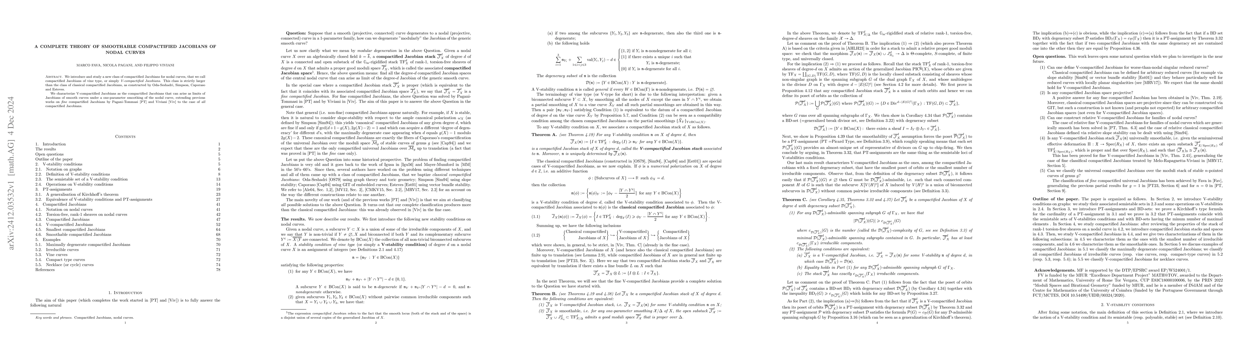 Thumbnail for A complete theory of smoothable compactified Jacobians of nodal curves