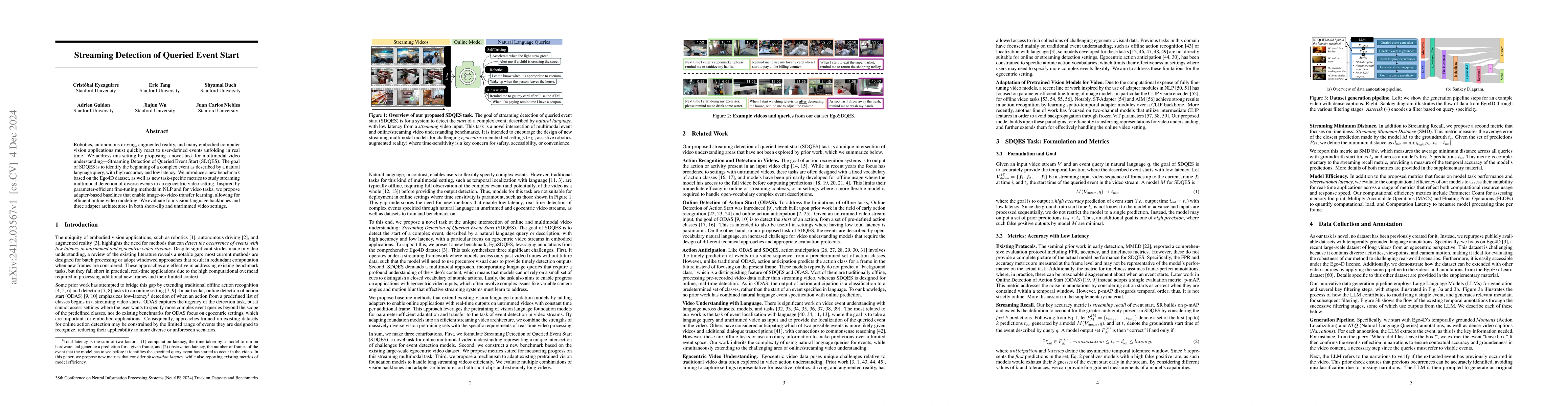Thumbnail for Streaming Detection of Queried Event Start