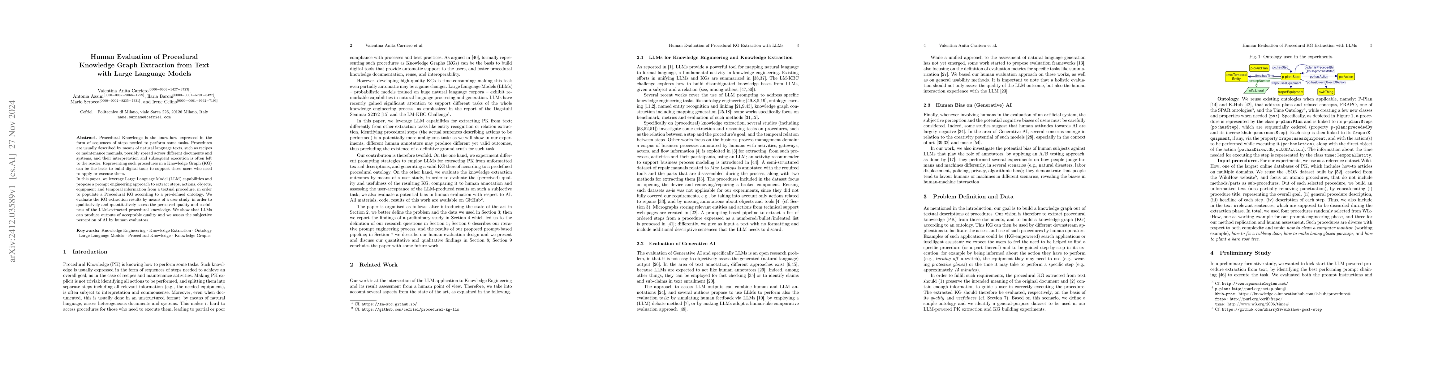 Thumbnail for Human Evaluation of Procedural Knowledge Graph Extraction from Text with
  Large Language Models