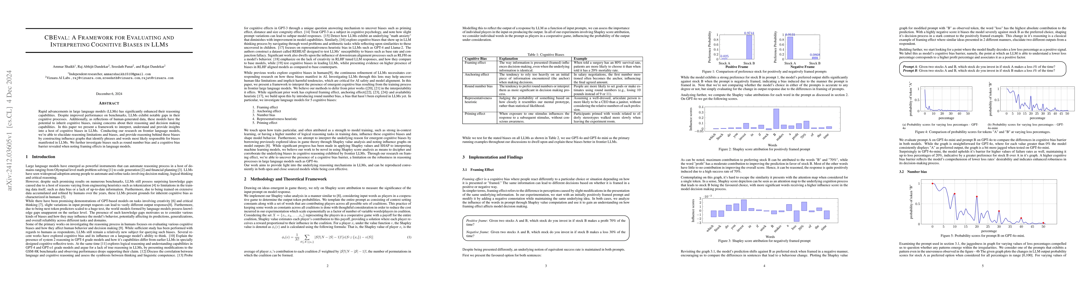Thumbnail for CBEval: A framework for evaluating and interpreting cognitive biases in
  LLMs