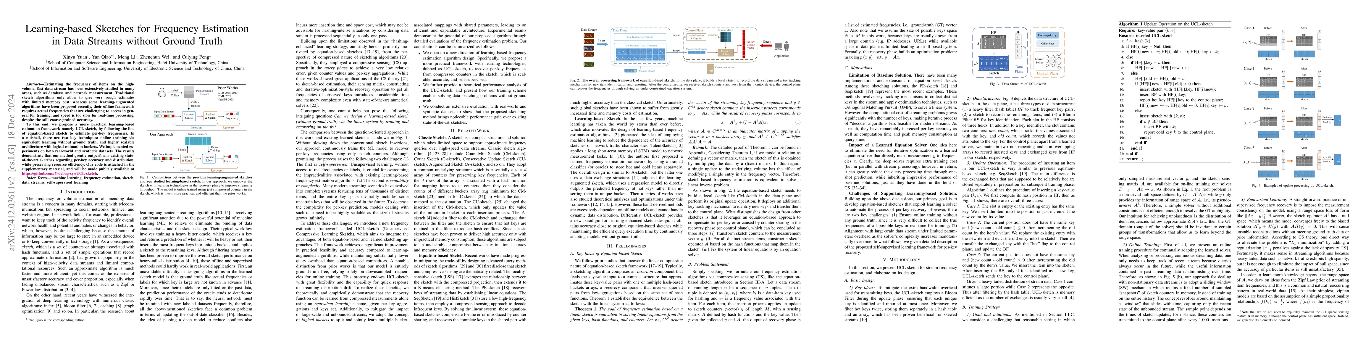 Thumbnail for Learning-based Sketches for Frequency Estimation in Data Streams without
  Ground Truth