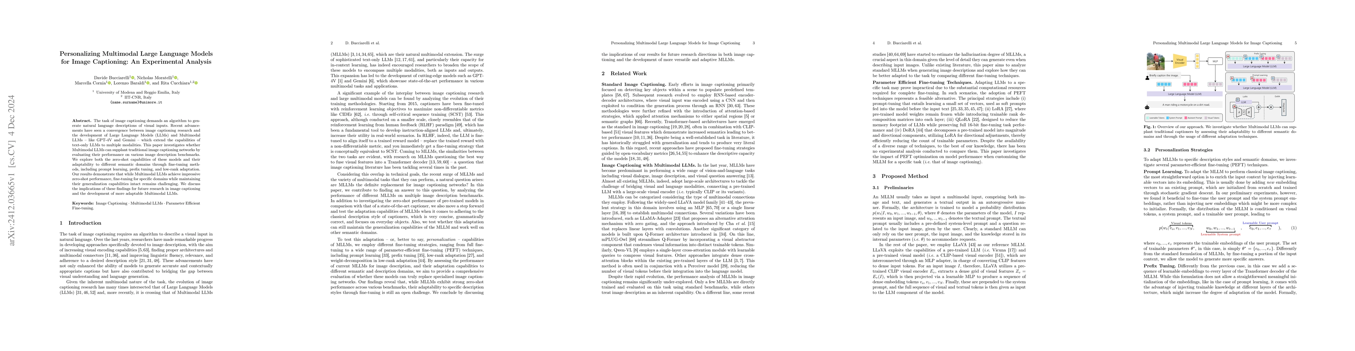 Thumbnail for Personalizing Multimodal Large Language Models for Image Captioning: An
  Experimental Analysis