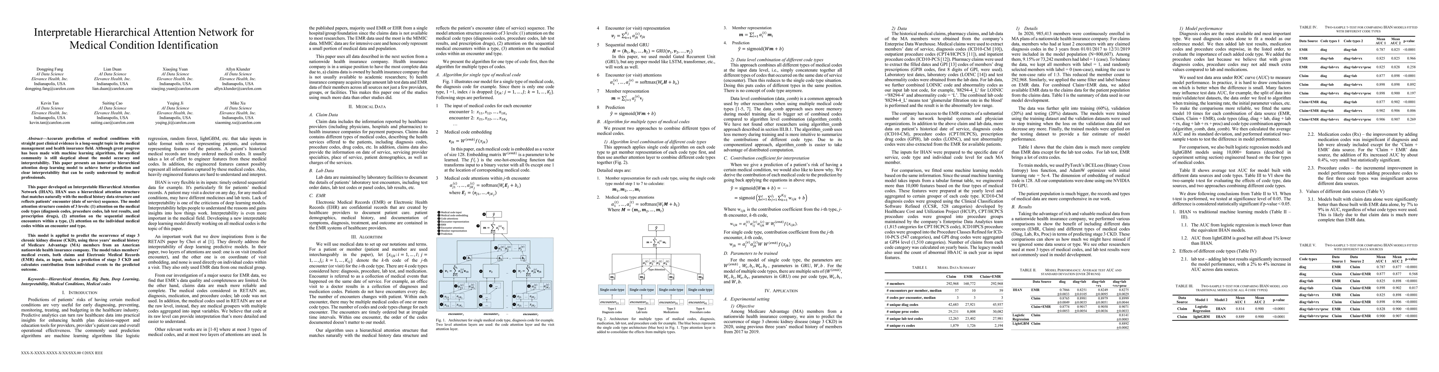 Thumbnail for Interpretable Hierarchical Attention Network for Medical Condition
  Identification