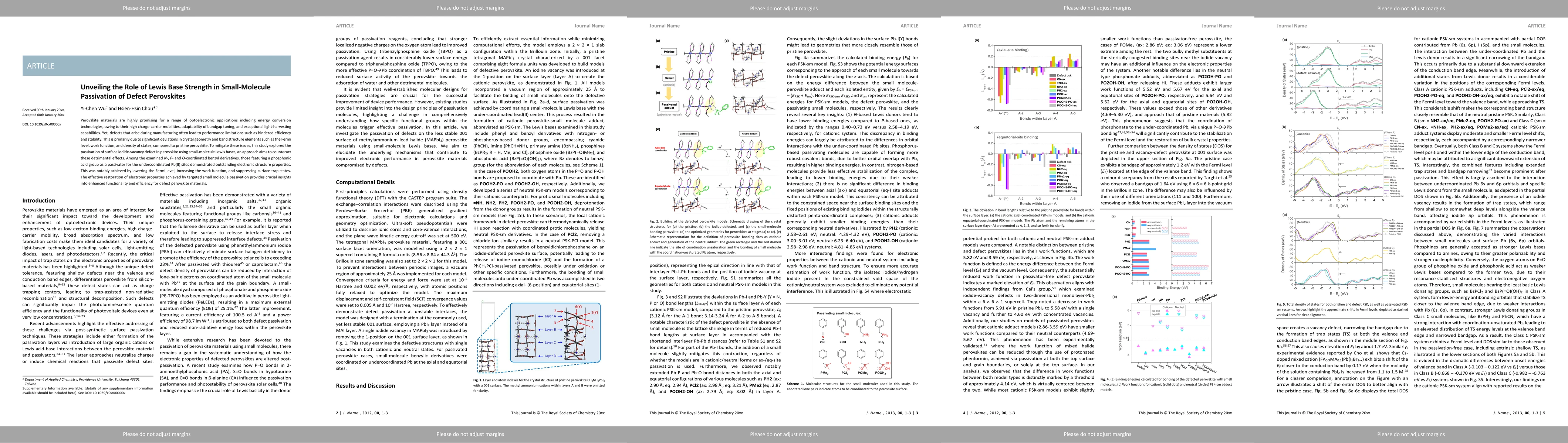 Thumbnail for Unveiling the Role of Lewis Base Strength in Small-Molecule Passivation
  of Defect Perovskites