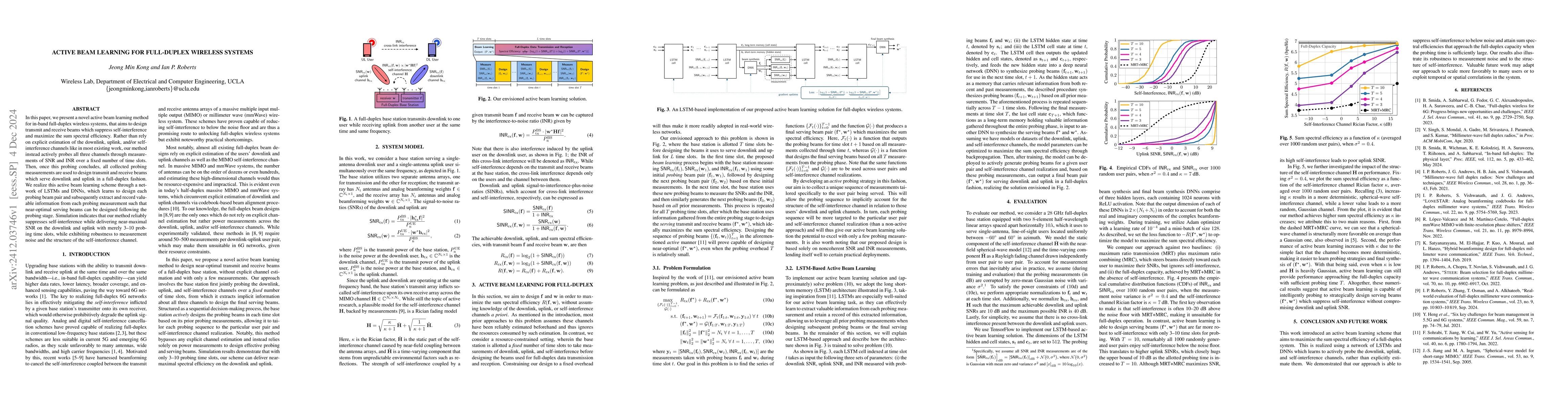 Thumbnail for Active Beam Learning for Full-Duplex Wireless Systems