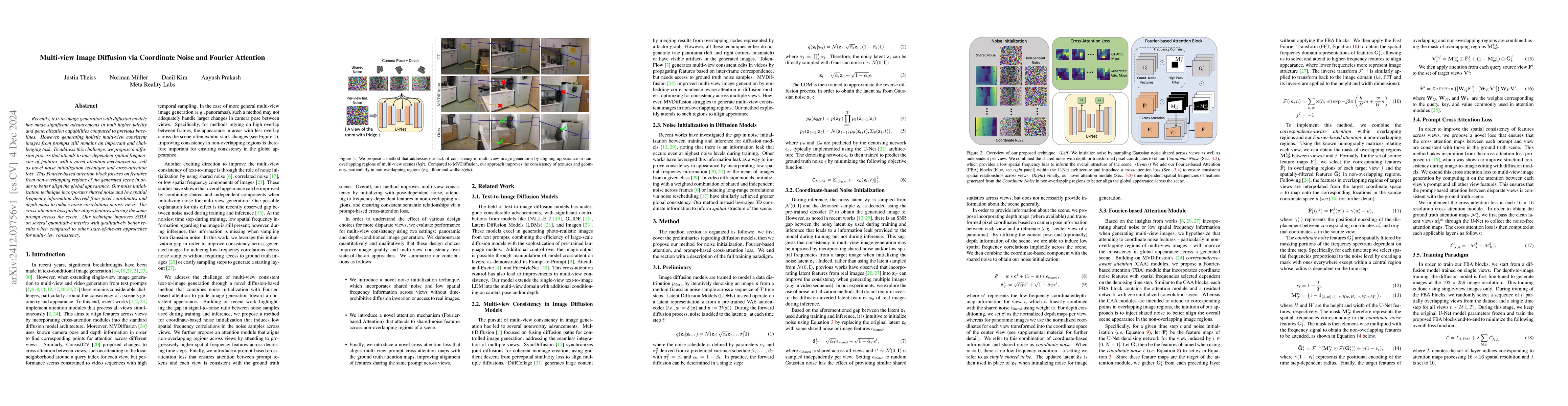Thumbnail for Multi-view Image Diffusion via Coordinate Noise and Fourier Attention