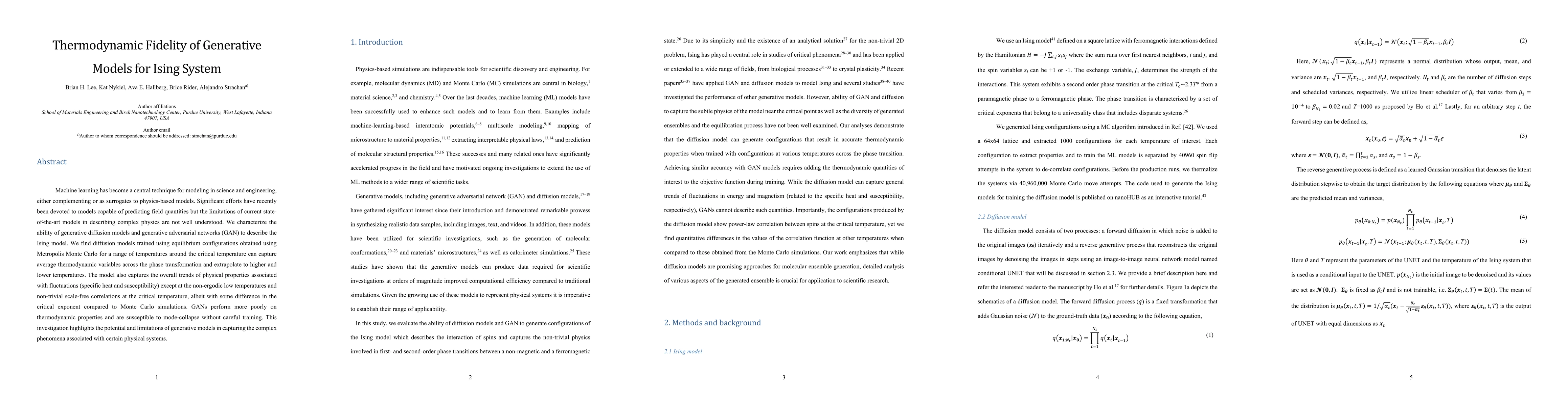 Thumbnail for Thermodynamic Fidelity of Generative Models for Ising System