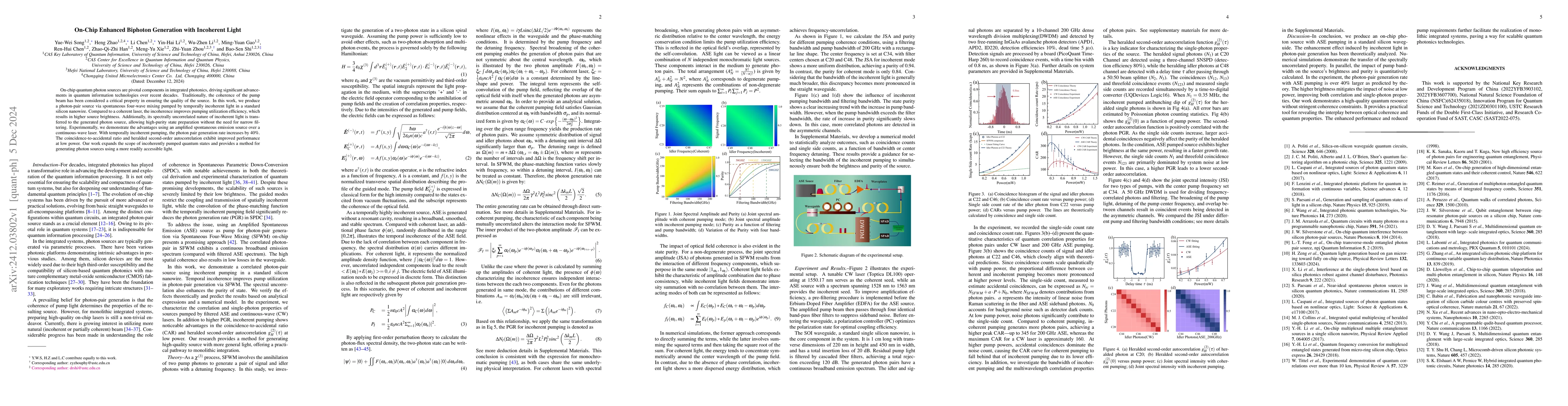 Thumbnail for On-Chip Enhanced Biphoton Generation with Incoherent Light