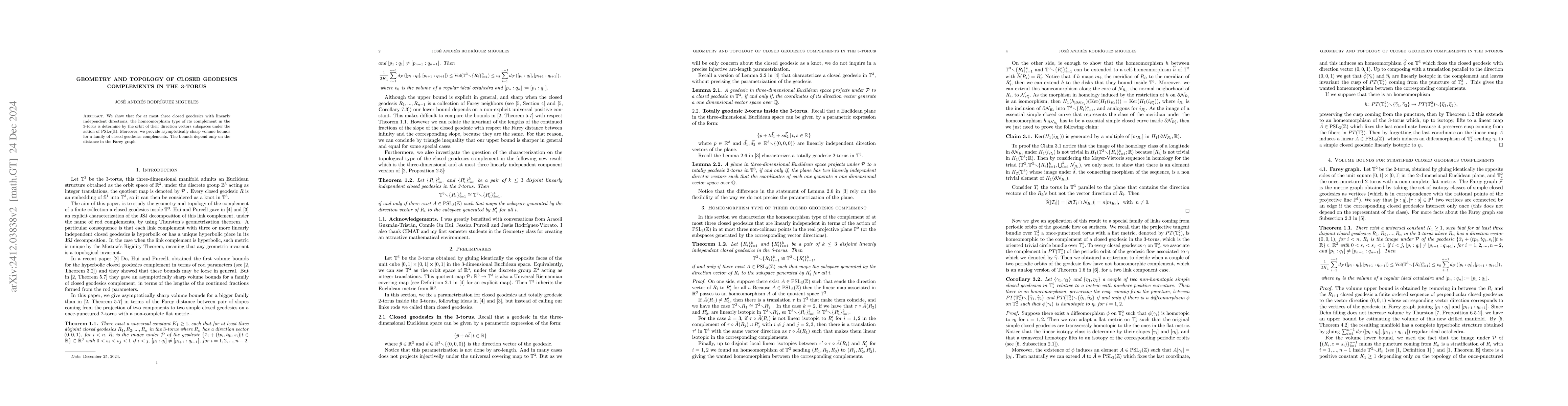 Thumbnail for Geometry and topology of closed geodesics complements in the 3-torus