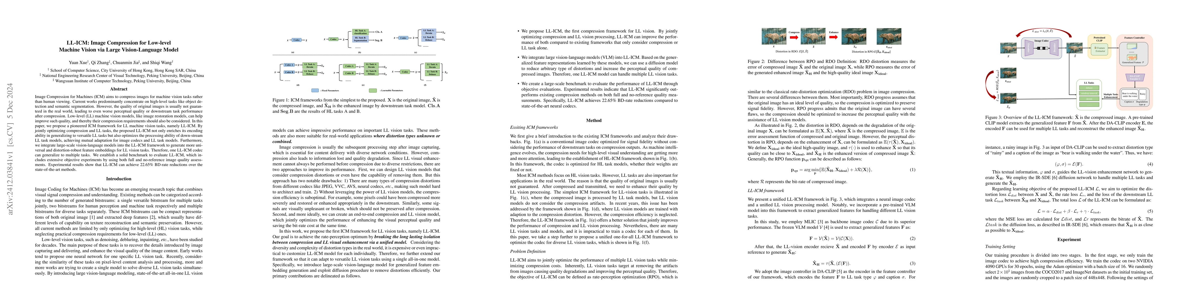 Thumbnail for LL-ICM: Image Compression for Low-level Machine Vision via Large
  Vision-Language Model