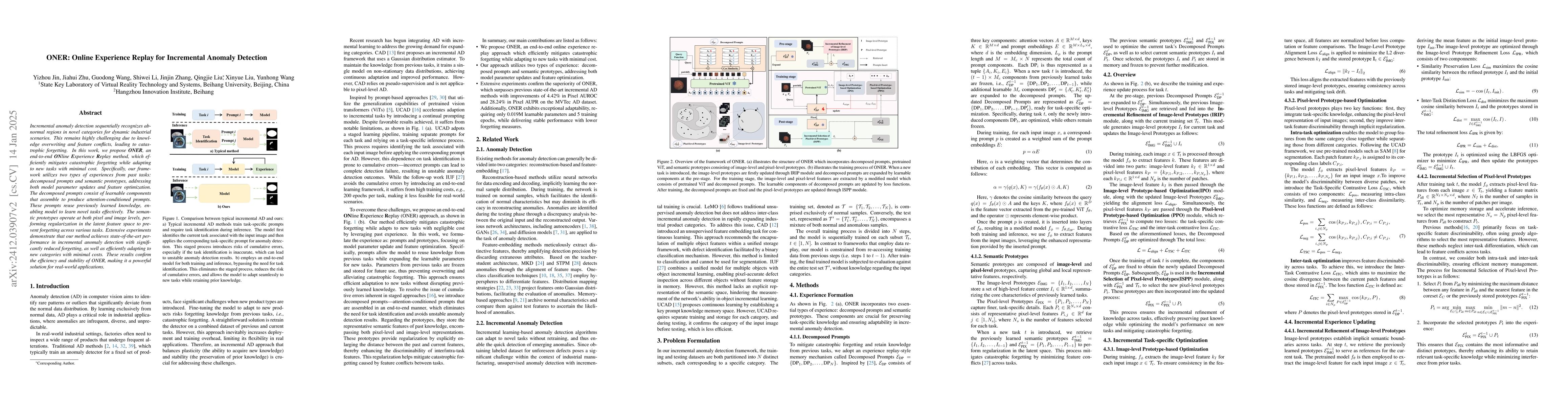 Thumbnail for ONER: Online Experience Replay for Incremental Anomaly Detection
