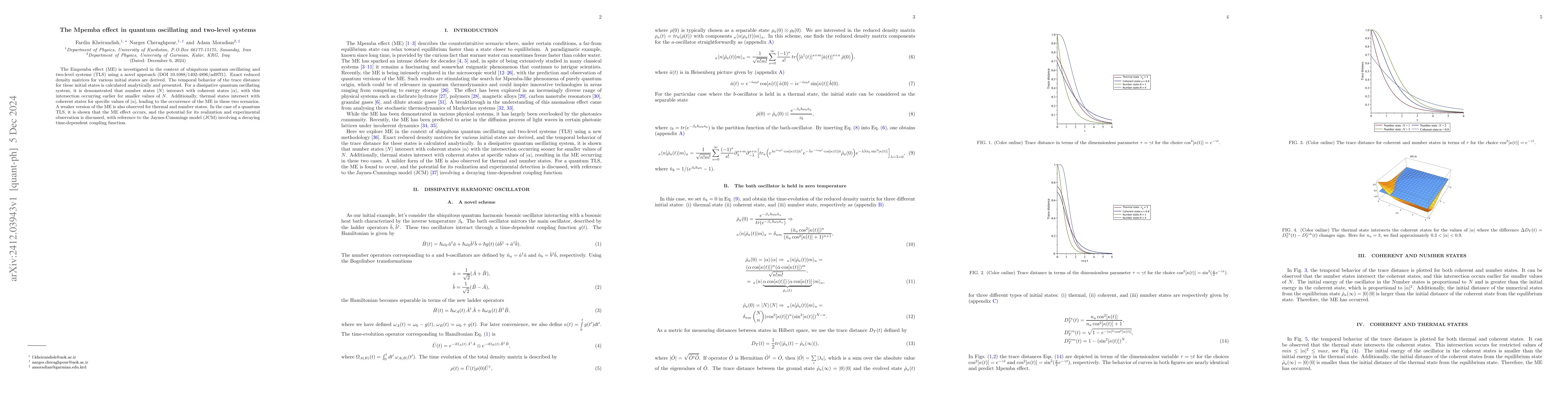 Thumbnail for The Mpemba effect in quantum oscillating and two-level systems