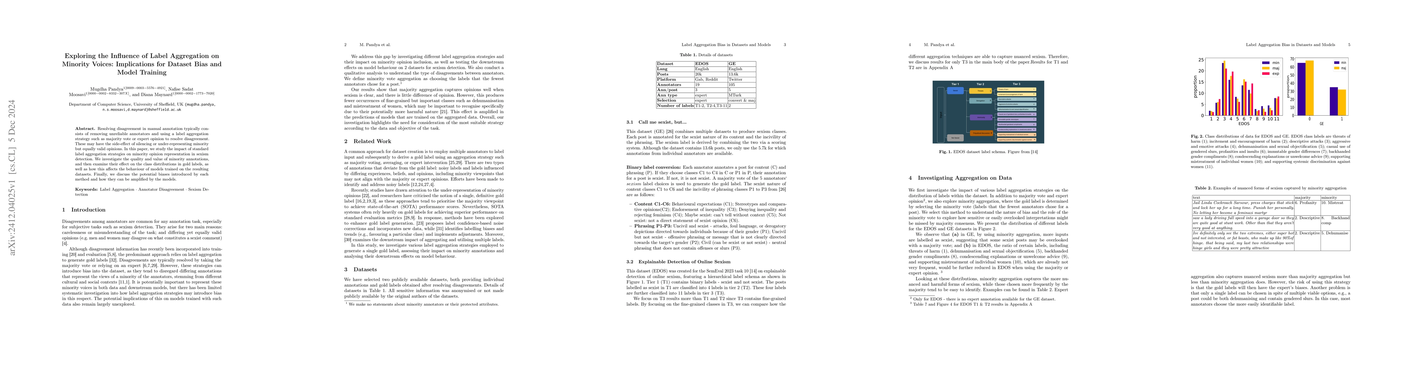 Thumbnail for Exploring the Influence of Label Aggregation on Minority Voices:
  Implications for Dataset Bias and Model Training