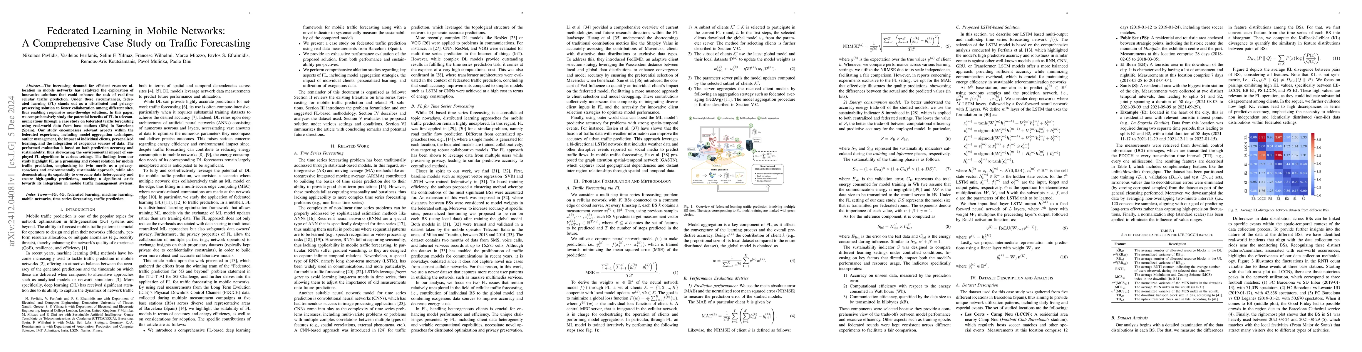 Thumbnail for Federated Learning in Mobile Networks: A Comprehensive Case Study on
  Traffic Forecasting