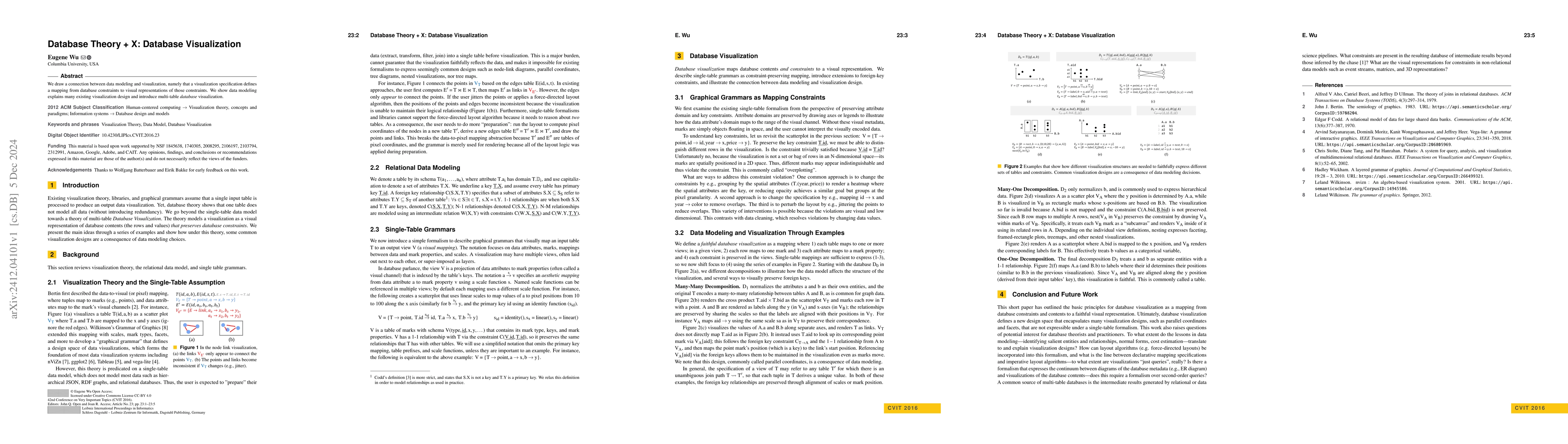 Thumbnail for Database Theory + X: Database Visualization