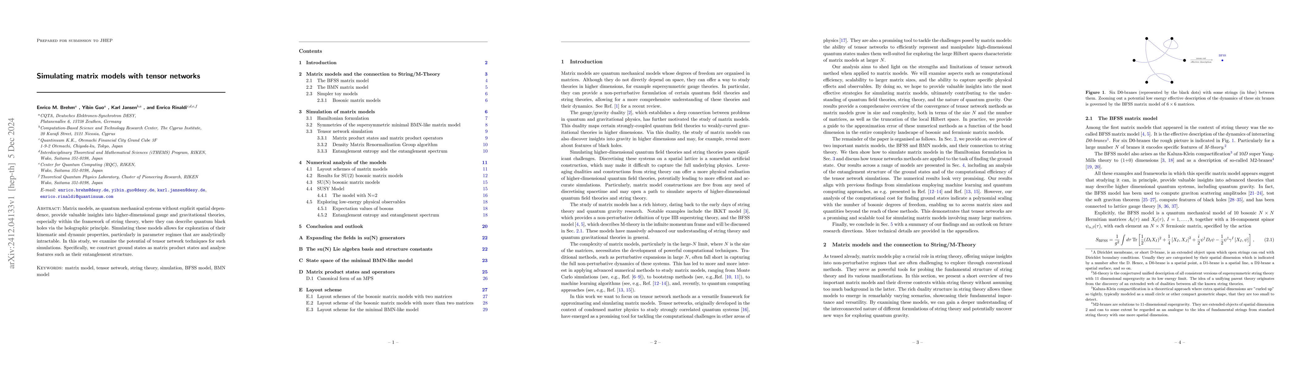 Thumbnail for Simulating matrix models with tensor networks