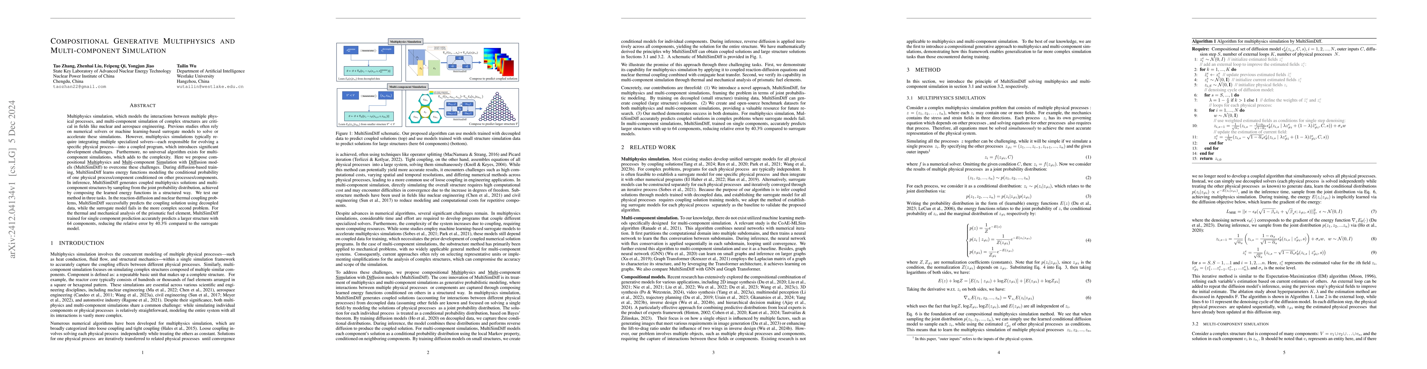Thumbnail for Compositional Generative Multiphysics and Multi-component Simulation