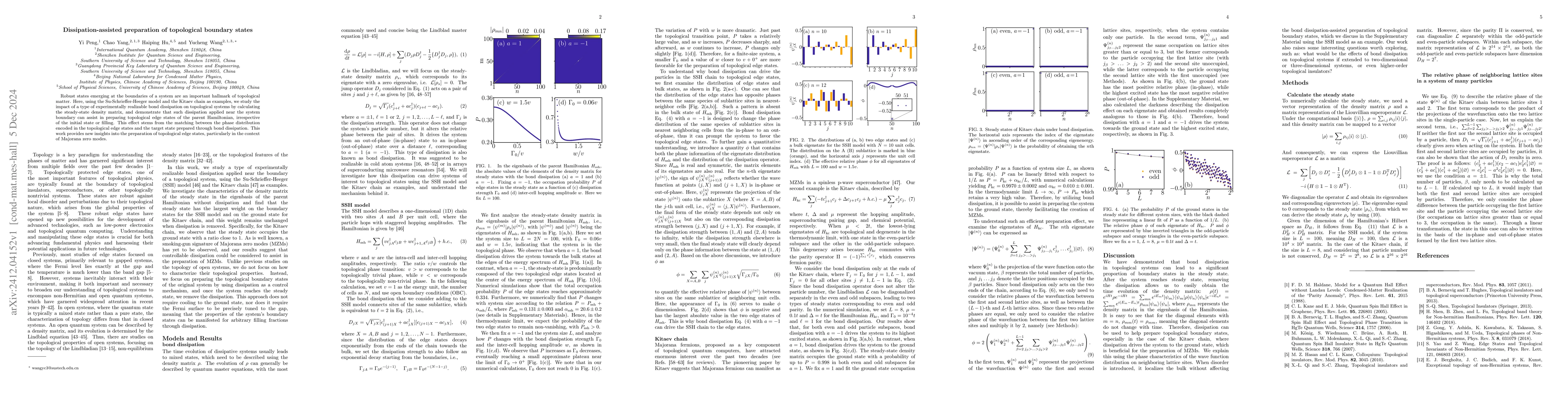 Thumbnail for Dissipation-assisted preparation of topological boundary states