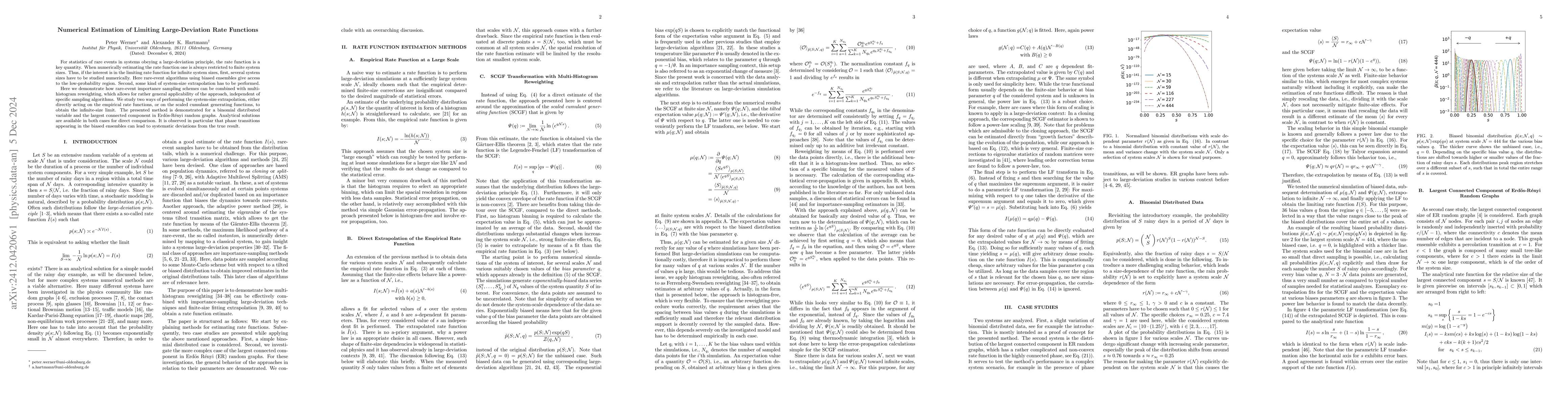 Thumbnail for Numerical Estimation of Limiting Large-Deviation Rate Functions