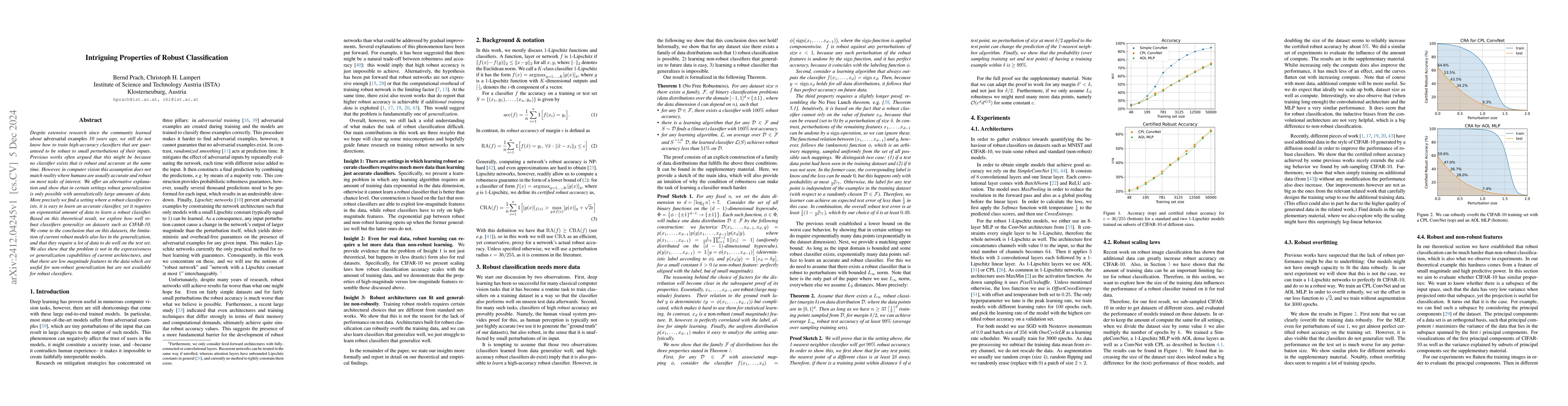 Thumbnail for Intriguing Properties of Robust Classification