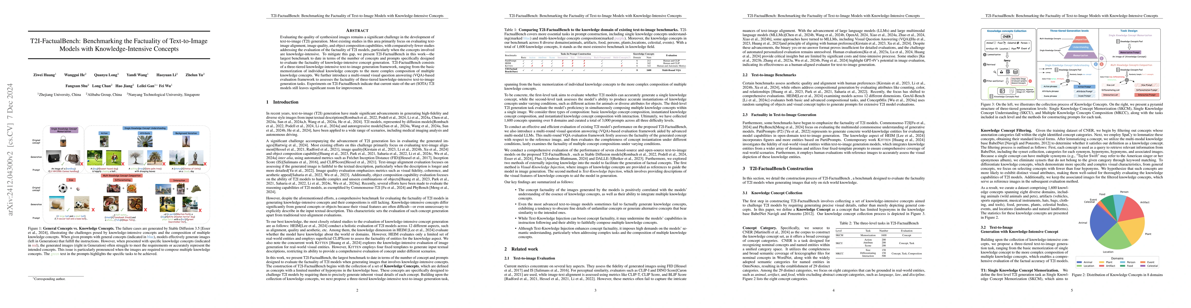 Thumbnail for T2I-FactualBench: Benchmarking the Factuality of Text-to-Image Models
  with Knowledge-Intensive Concepts