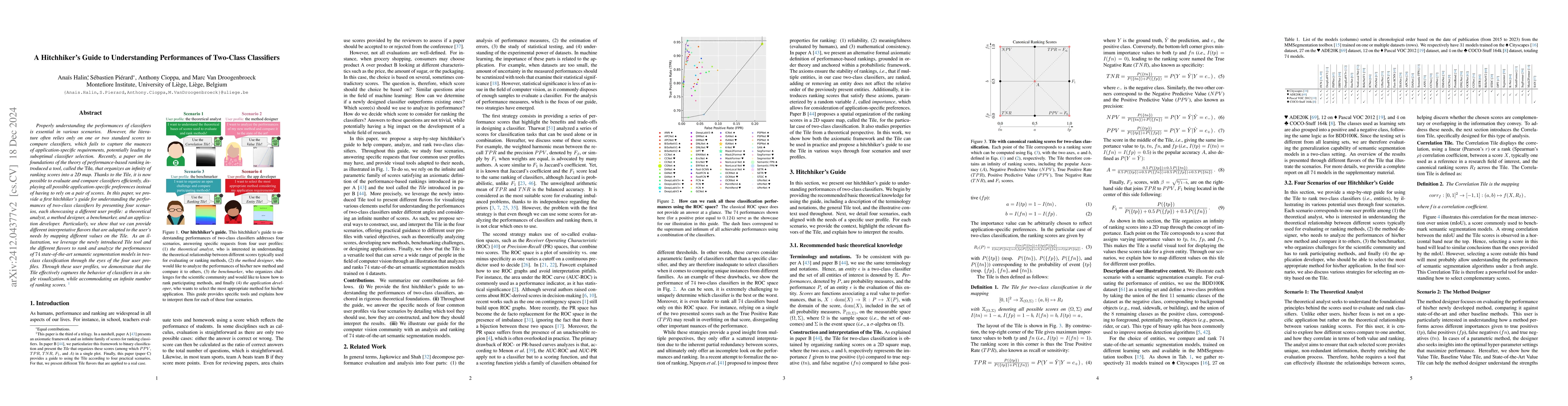 Thumbnail for A Hitchhiker's Guide to Understanding Performances of Two-Class
  Classifiers