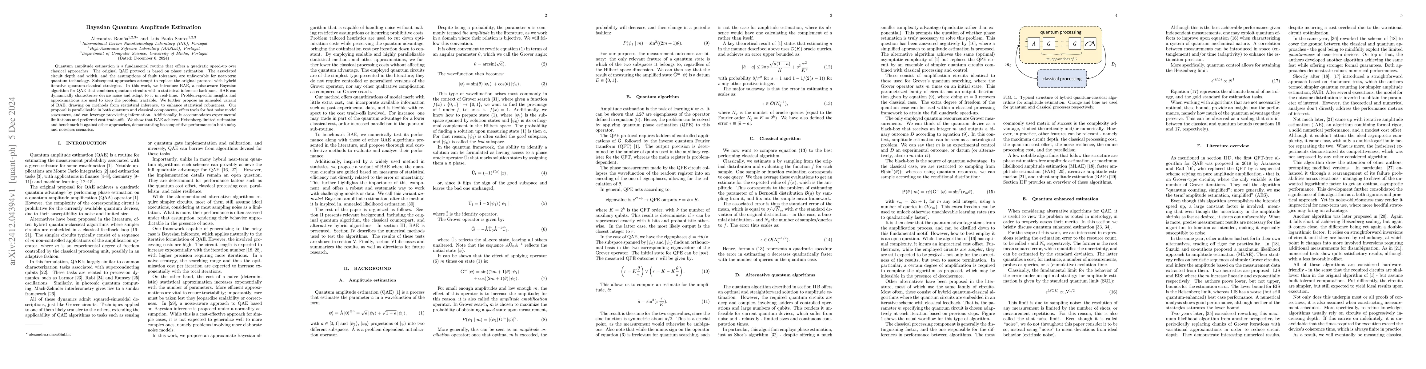 Thumbnail for Bayesian Quantum Amplitude Estimation