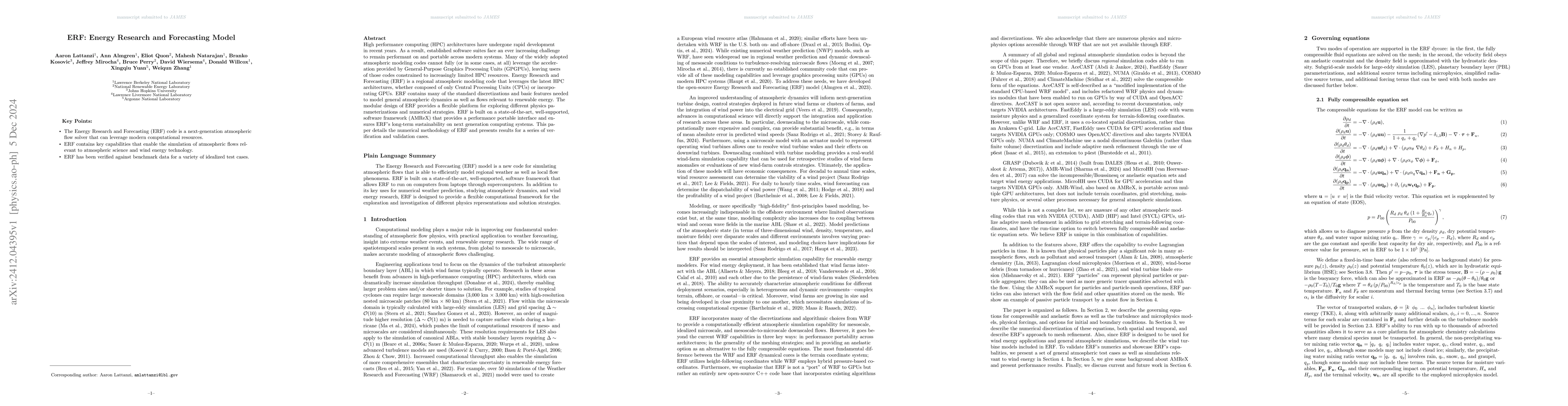 Thumbnail for ERF: Energy Research and Forecasting Model