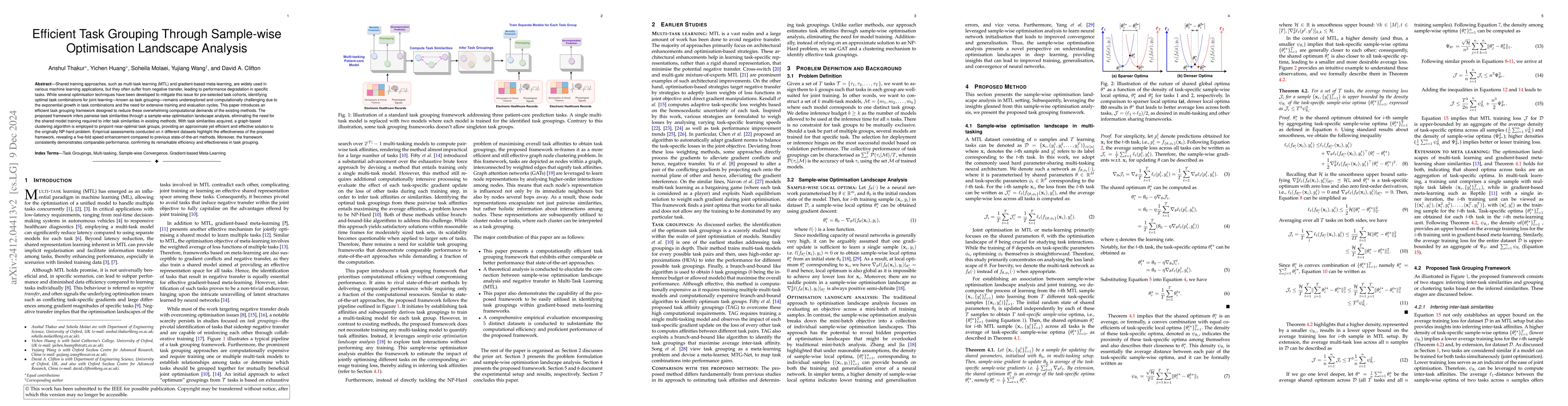 Thumbnail for Efficient Task Grouping Through Samplewise Optimisation Landscape
  Analysis