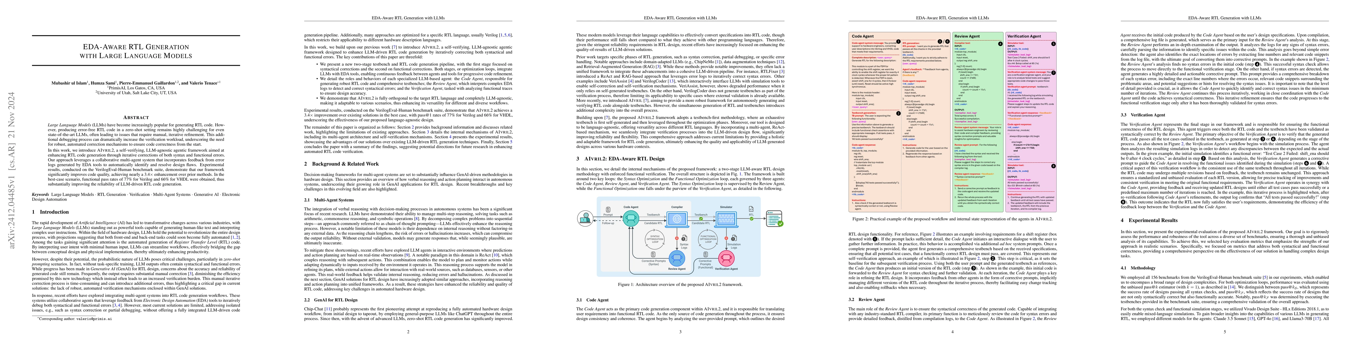 Thumbnail for EDA-Aware RTL Generation with Large Language Models