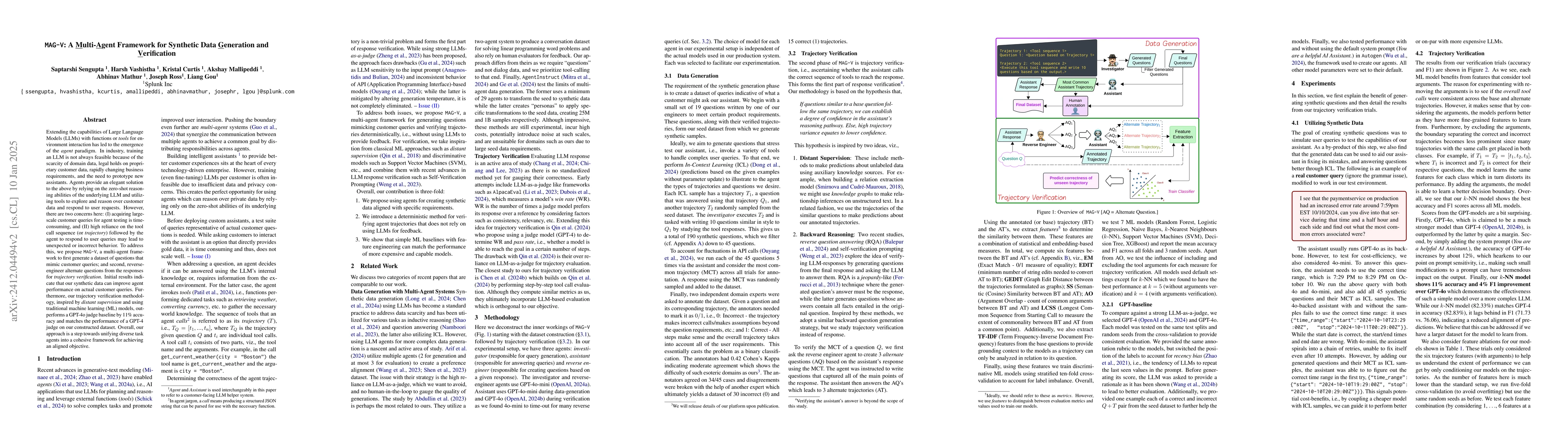 Thumbnail for MAG-V: A Multi-Agent Framework for Synthetic Data Generation and
  Verification